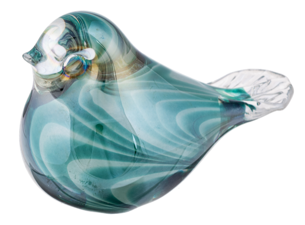 Luster Art Glass Bird