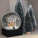 Deer In Woods Snow Globe