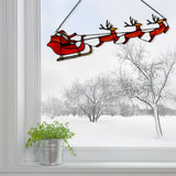 Panel Santa In Sleigh