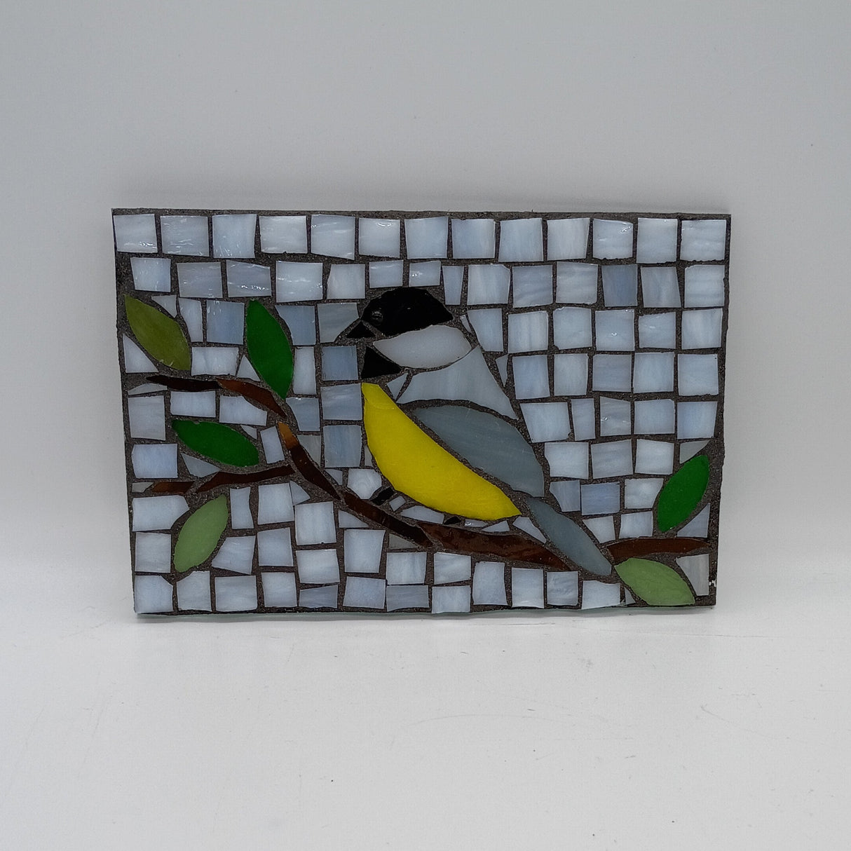 fun day out mosaic: chickadee