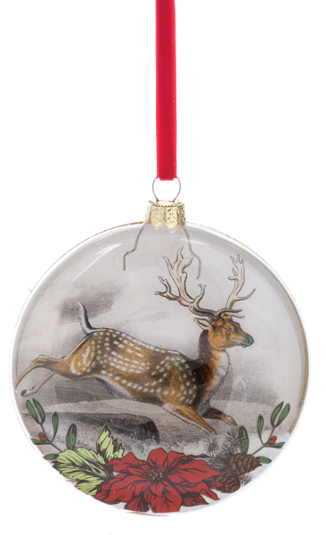 Ornament Vintage Stag Disk