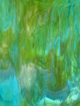 Ocean Mists Green, Blue and White Wispy