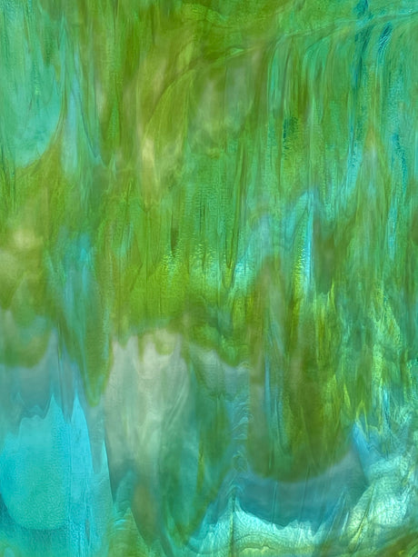 Ocean Mists Green, Blue and White Wispy