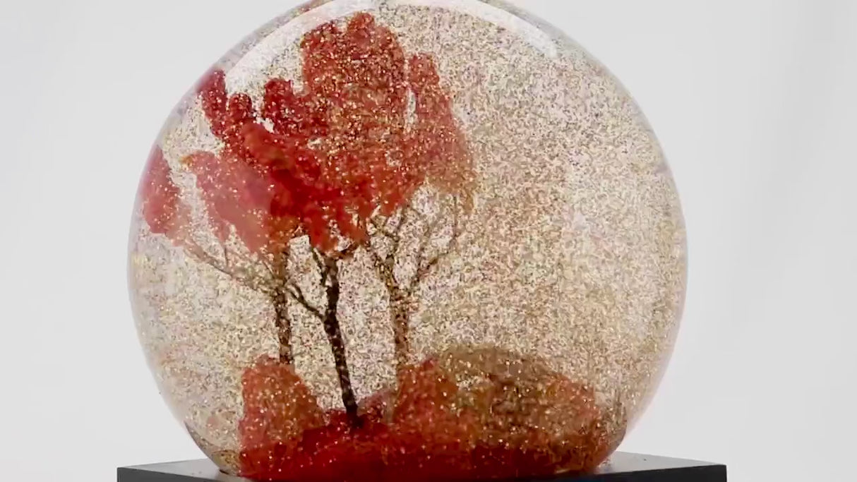 Autumn Snow Globe