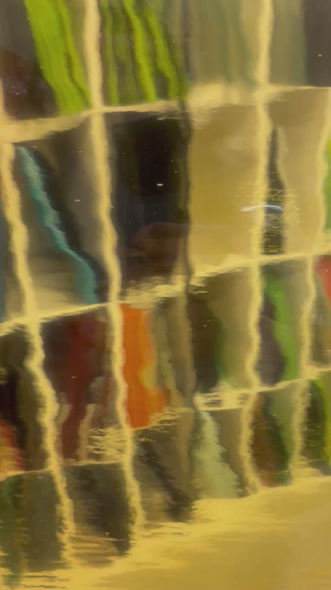 96 COE Pale Amber Waterglass