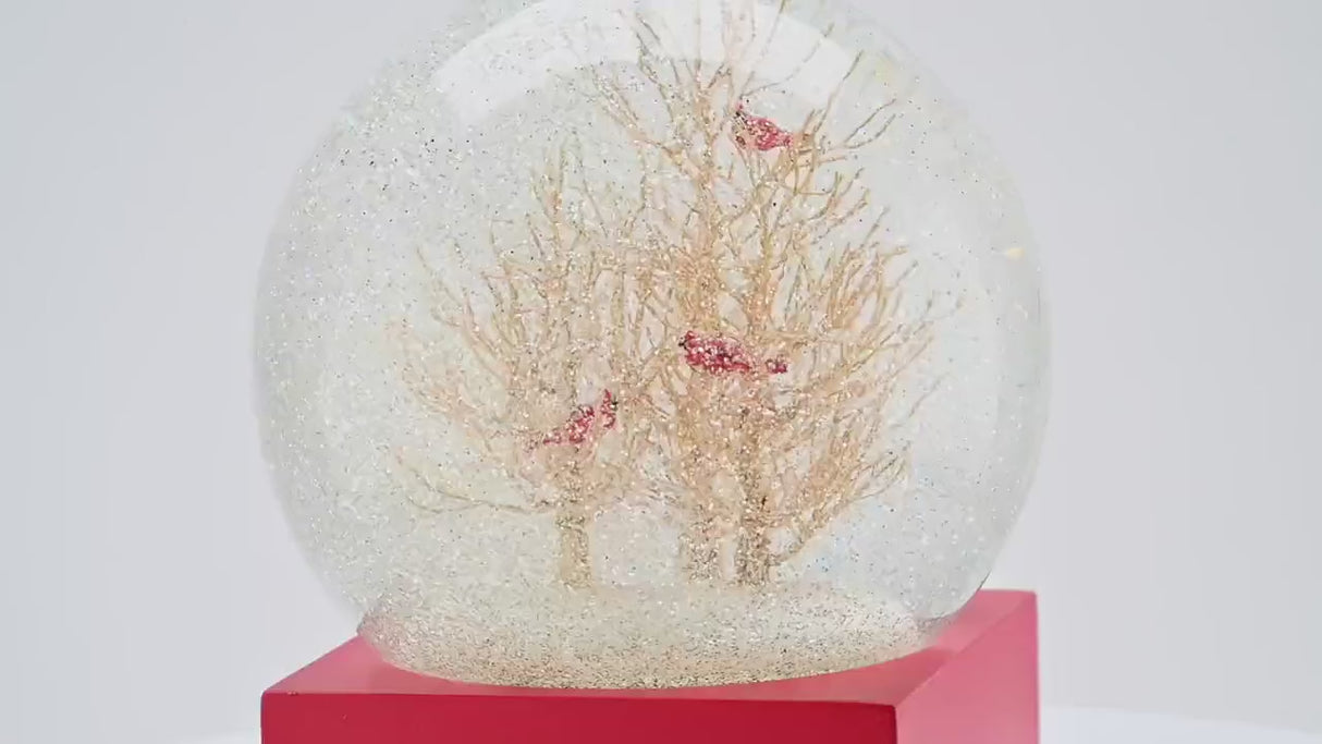 Golden Boughs Snow Globe
