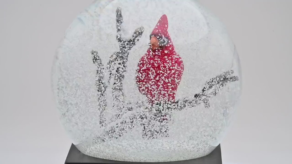 Snow Globe Cardinal