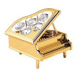 Crystal Swarovski in 24K Gold Plate Piano