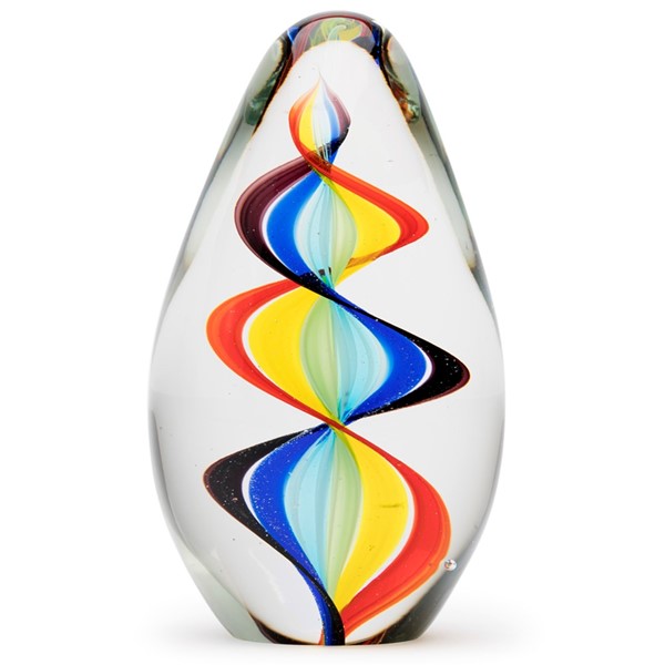 Paperweight Rainbow Swirl