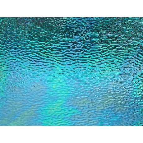 Ice Blue Ripple Iridescent