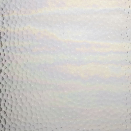 Clear Hammered Iridescent