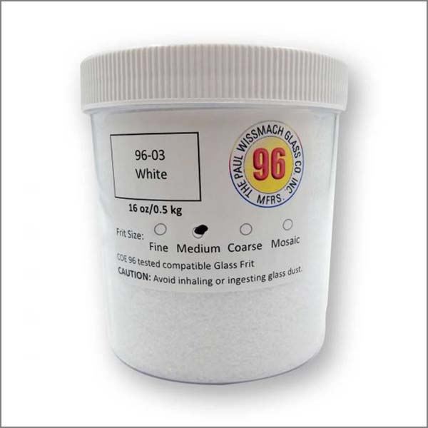 96 Coe Frit Opal Medium  White 1 lb