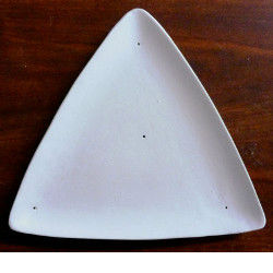Triangle Luncheon Plate Mold 7.25 inch