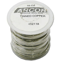 Tinned Copper Wire 20 Gauge 1 lb