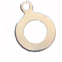 Silver Plated Earring Glue Disks