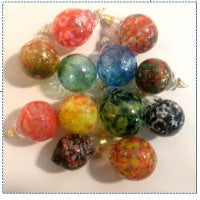 Fun Day/Night Out Blown Glass Ornaments