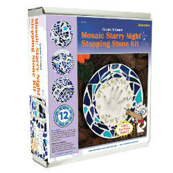 Starry Night Mosaic Stepping Stone Kit