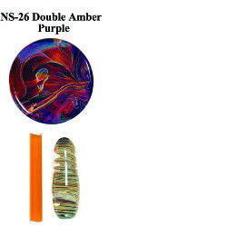 Double Amber Purple Rod 33 COE