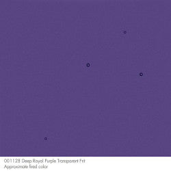 Bullseye Deep Royal Purple Transparent Frit Coarse 90 COE